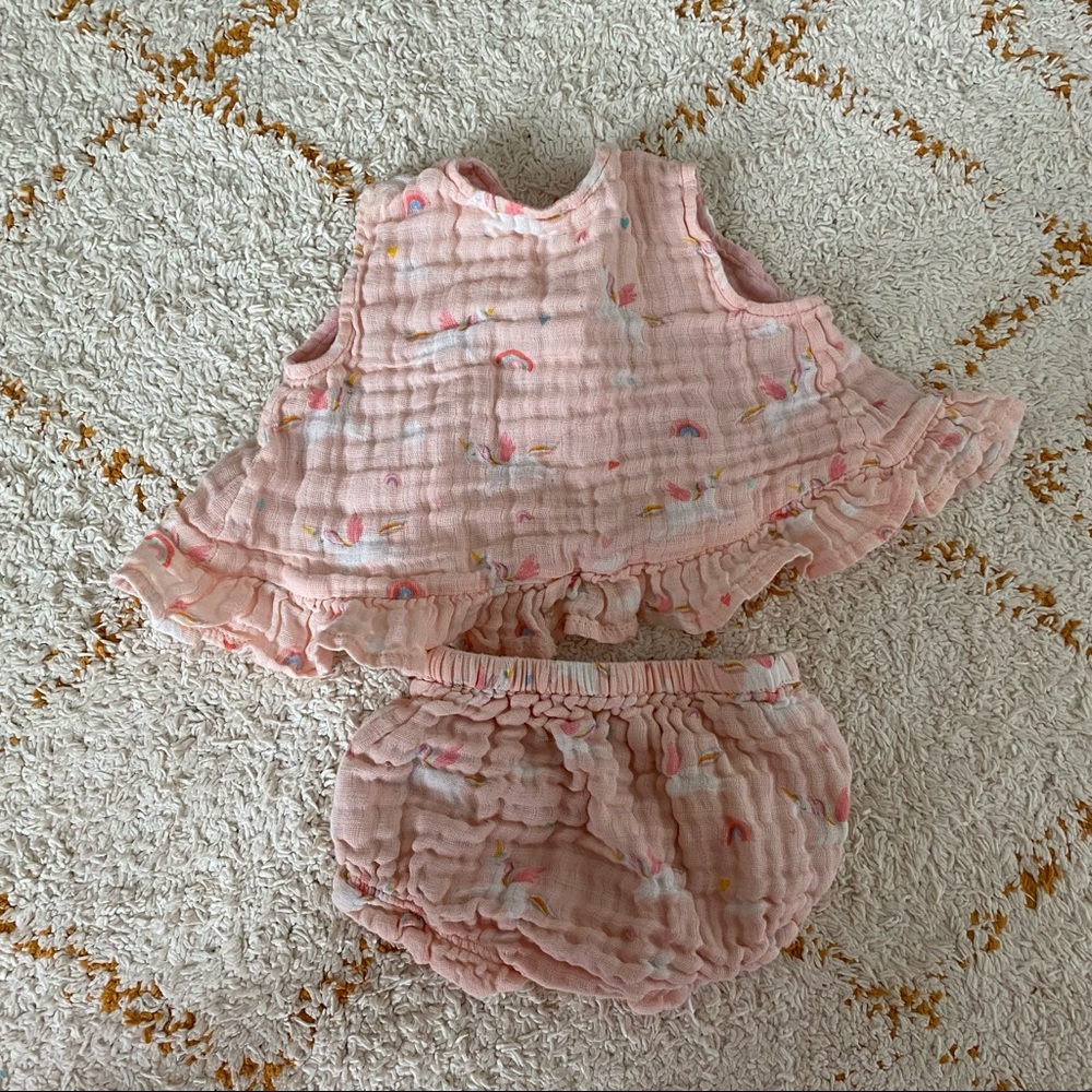 Angel Dear Unicorn Muslin Cotton Set